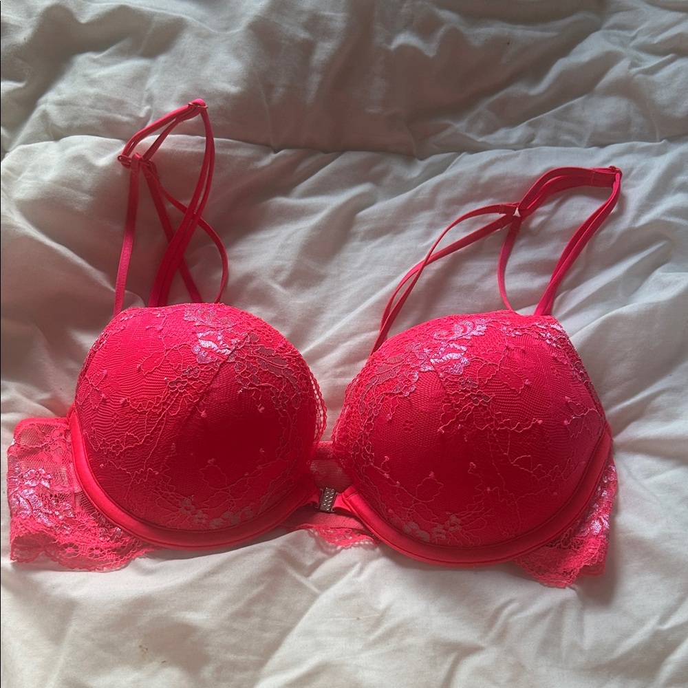 La SENZA Hot Pink Lace Bra